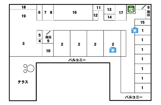 さくら苑の4階